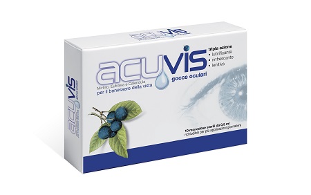 Gocce oculari acuvis 10 flaconcini 0,5 ml