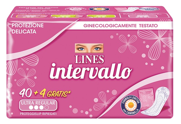 Lines intervallo ripiegato 40+4 pezzi nuovo