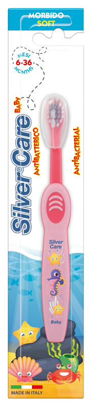 Silvercare spazzolino morbido baby new