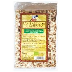 Fsc pane azzimo di farro originale bio senza lievito e senza sale 200 g