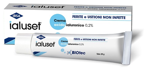 Ialuset crema ferite e ustioni non infette 25 g