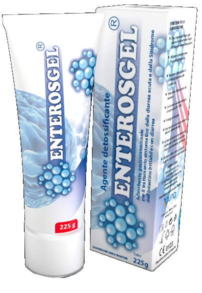 Adsorbente gastrointestinale in sospensione orale enterosgel 225 g