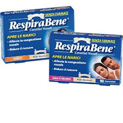 Cerotto nasale classico adulti respira bene 10 pezzi