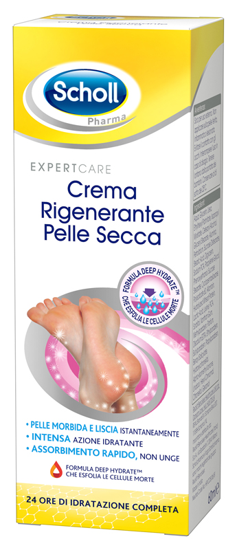 Scholl crema rigenerante pelle secca piedi