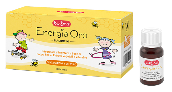 Buona energia oro 10 flaconcini da 10 ml