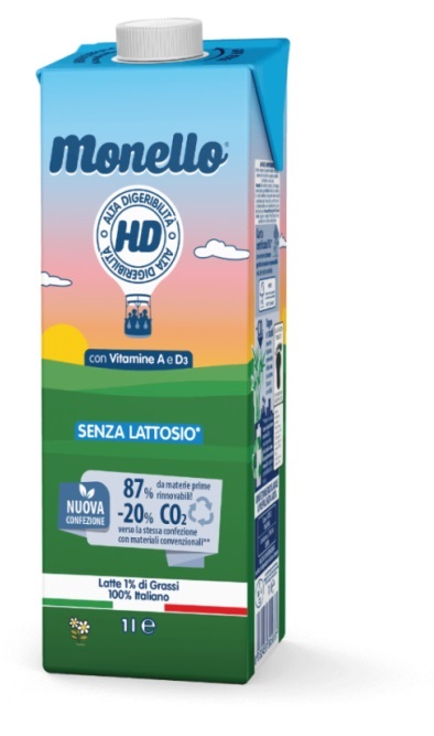 Monello hd latte alta digeribilita - 1 litro