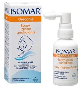 Isomar orecchie acqua di mare spray no gas per irrigazione dell - orecchio 50ml