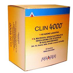 Clin 4000 lassativo 30 bustine monouso 10 g senza zucchero