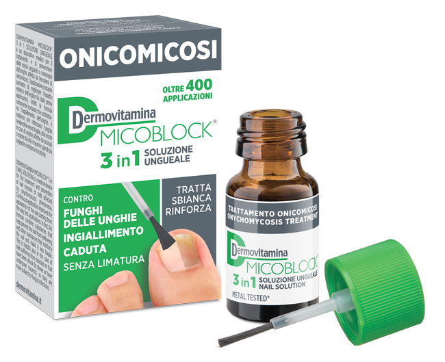 Dermovitamina micoblock 3 in 1 onicomicosi soluzione ungueale 7 ml