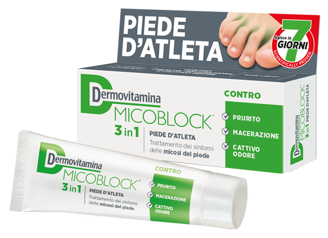 Dermovitamina micoblock 3 in 1 piede d - atleta 30 ml