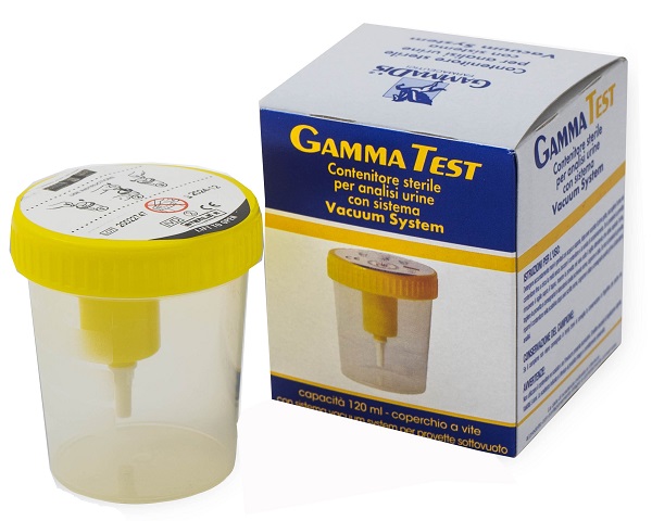 Contenitore sterile per la raccolta urina 120 ml gammadis