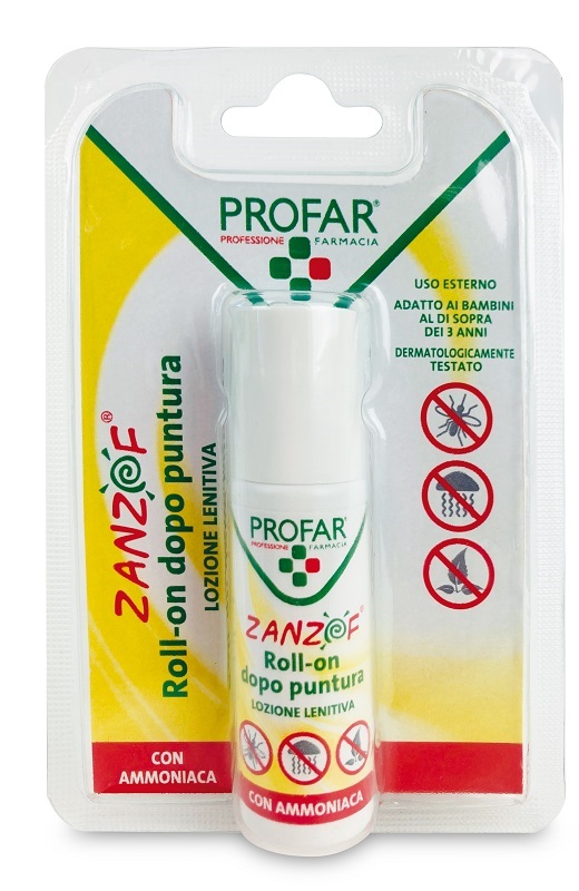 Zanzof lozione post puntura con ammoniaca roll-on 20 ml profar