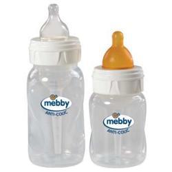 Mebby biberon step 1+2 anti-colic 180 ml lattice