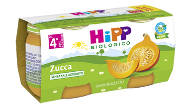 Hipp bio hipp bio omogeneizzato zucca 2x80 g