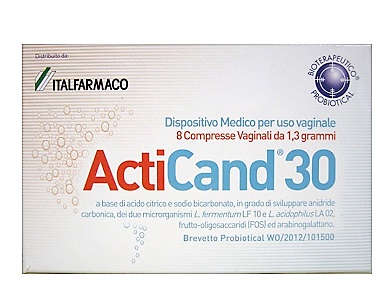Acticand 30 8 compresse vaginali