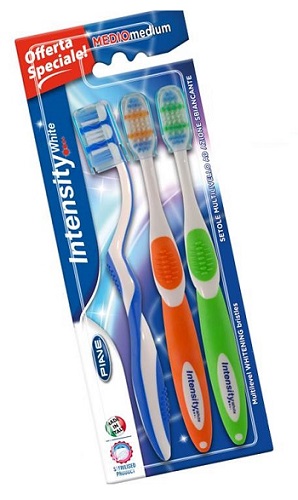 Kit 3 spazzolini intensity white