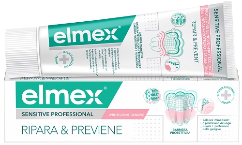 Dentifricio elmex sensitive ripara & previene 75 ml