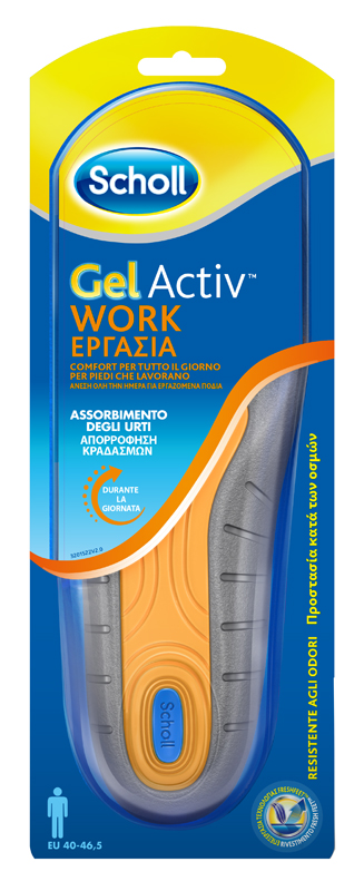 Scholl gel activ work uomo