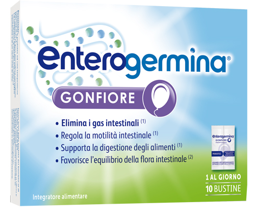 Enterogermina gonfiore 10 bustine bipartite