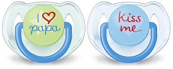 Succhietto love 6-18 mesi maschio 2 pezzi