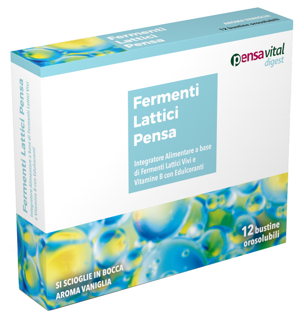 Fermenti lattici vivi e vitamine b 12 vaniglia bustine orosolubili