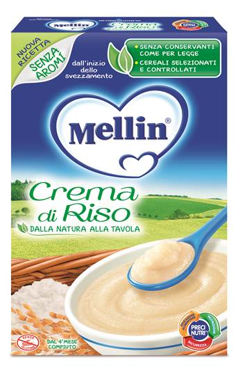Mellin crema riso 200 g ct 7