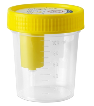 Contenitore raccolta urina linea f 120 ml