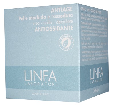 Linfa antiage pelle morbida e rassodata viso collo decollete antiossidante 50 ml