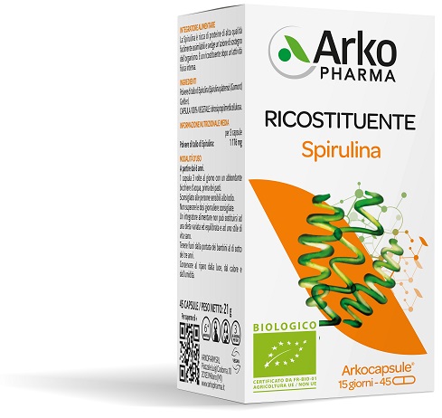 Arko capsule spirulina bio 45 capsule
