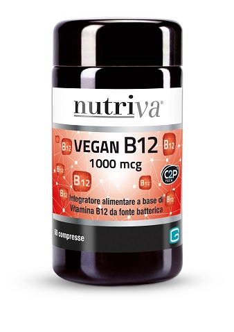 Nutriva vegan b12 60 compresse 1000mcg