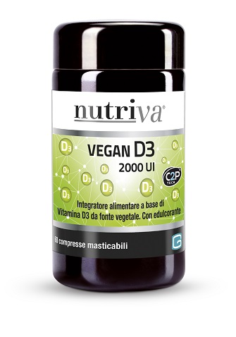 Nutriva vegan d3 60 compresse 2000 ui