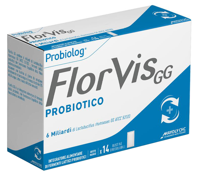 Florvis gg 14 bustine orosolubili gusto mango