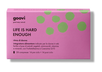 Goovi life is hard enough ritmo di donna 28 compresse