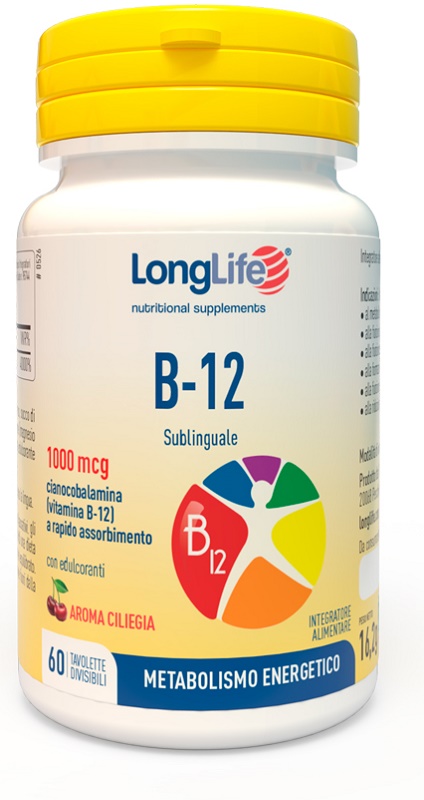 Longlife b12 1000 mcg 60 tavolette
