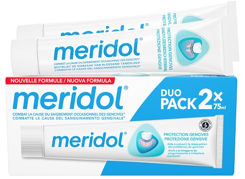 Meridol dentifricio bitubo 75 ml x 2