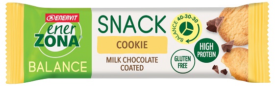 Enerzona snack cookie milk ciocholate 33 g