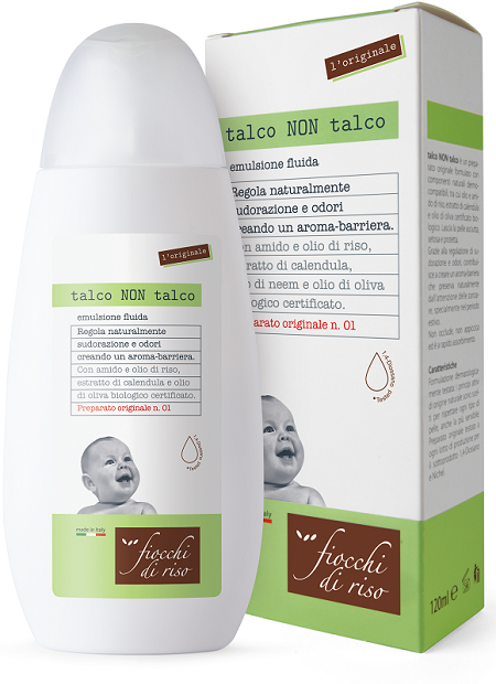 Fiocchi di riso talco non talco 120 ml