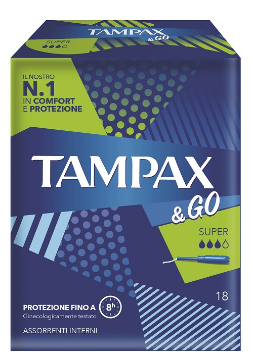 Tampax &go super 18 pezzi