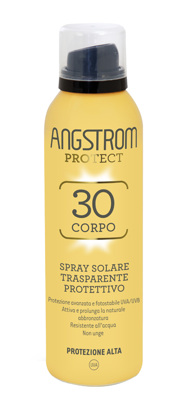 Angstrom protect 30 corpo spray solare trasparente 150 ml