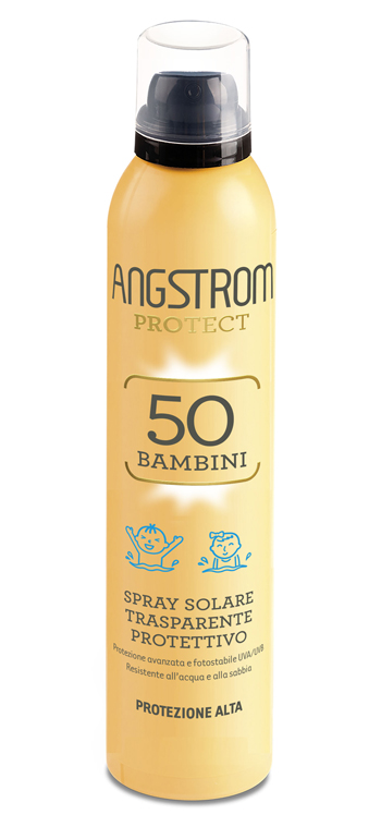 Angstrom protect 50 bambini spray solare trasparente 250 ml