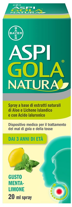 Aspi gola natura spray menta limone 20 ml