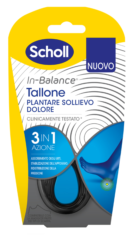 Scholl plantare tallone s 2 pezzi