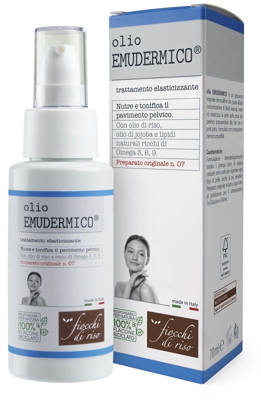 Fiocchi di riso olio emudermico elasticizzante 70 ml