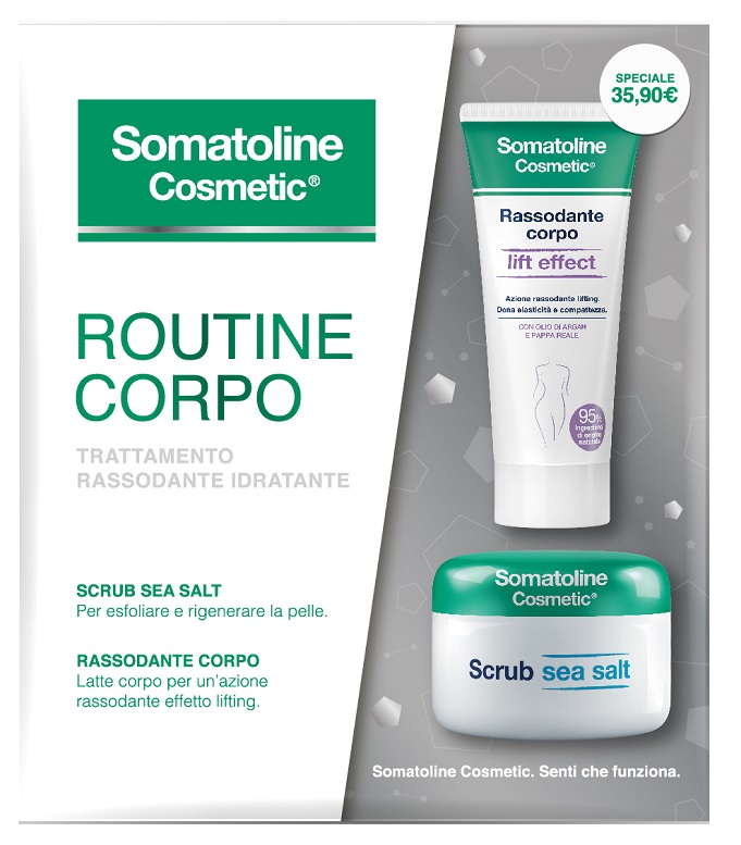 Somatoline cosmetic cofanetto rassodante corpo 200 ml + scrub 350 g