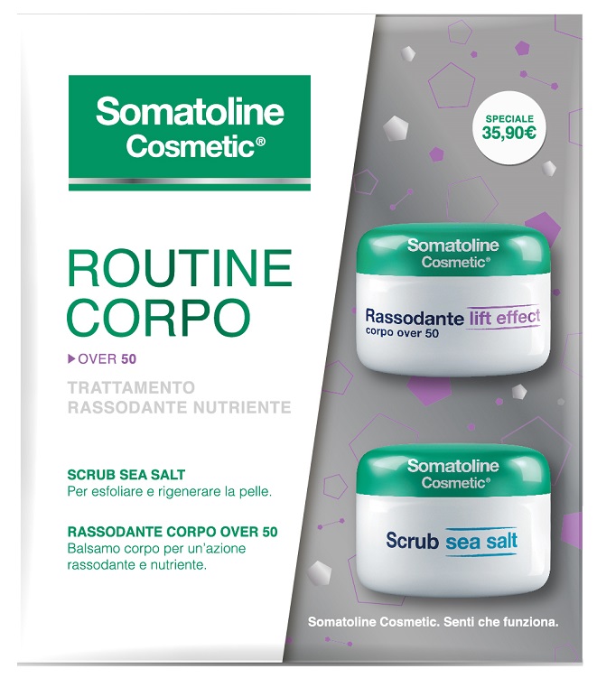Somatoline cosmetic cofanetto rassodante over 300 ml + scrub 350 g