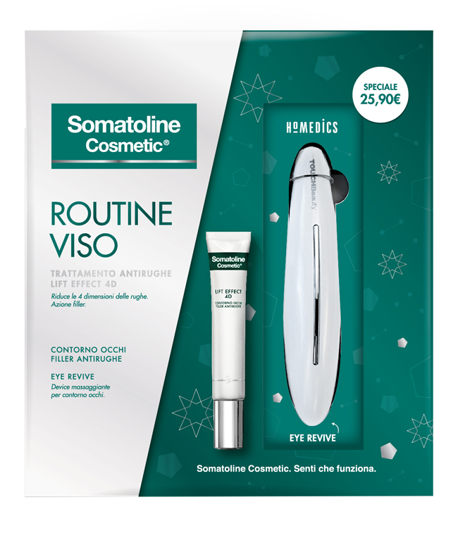 Somatoline cosmetic cofanetto lift effect 4d contorno occhi 15 ml + eye revive