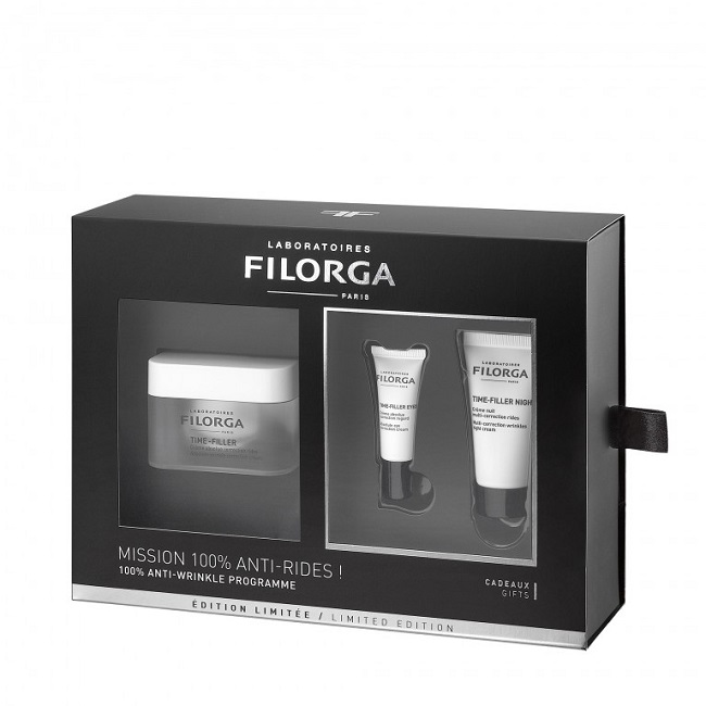 Filorga basic coffret time 2020 1 time filler 50 ml + 1 time filler eyes 4 ml + 1 time filler night 15 ml