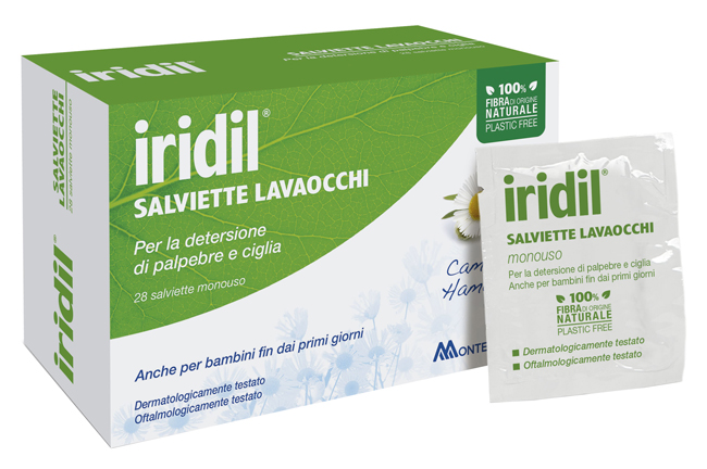 Iridil salviettine lavaocchi 28 pezzi
