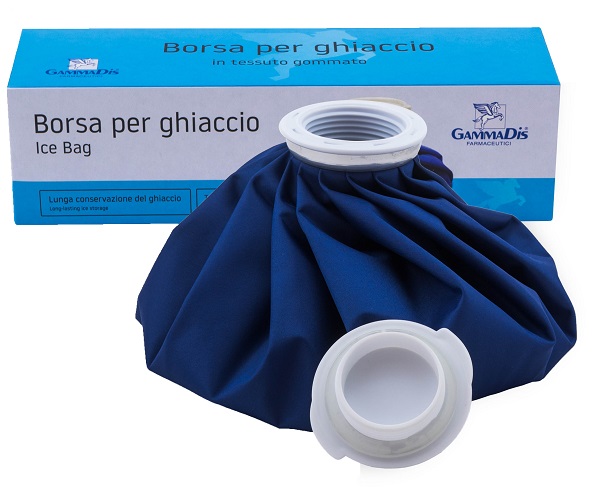 Borsa ghiaccio tessuto gommato 28 cm gammadis