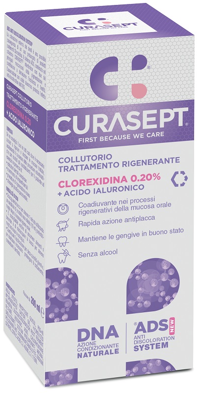 Curasept collutorio ads dna trattamento rigenerante 200 ml